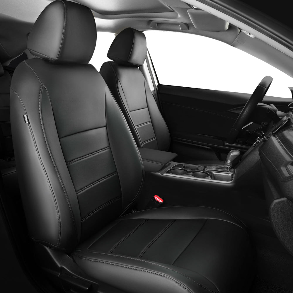 FEINEPRO Honda Civic Sport seat cover close-up of soft Nappa leather texture for premium protection