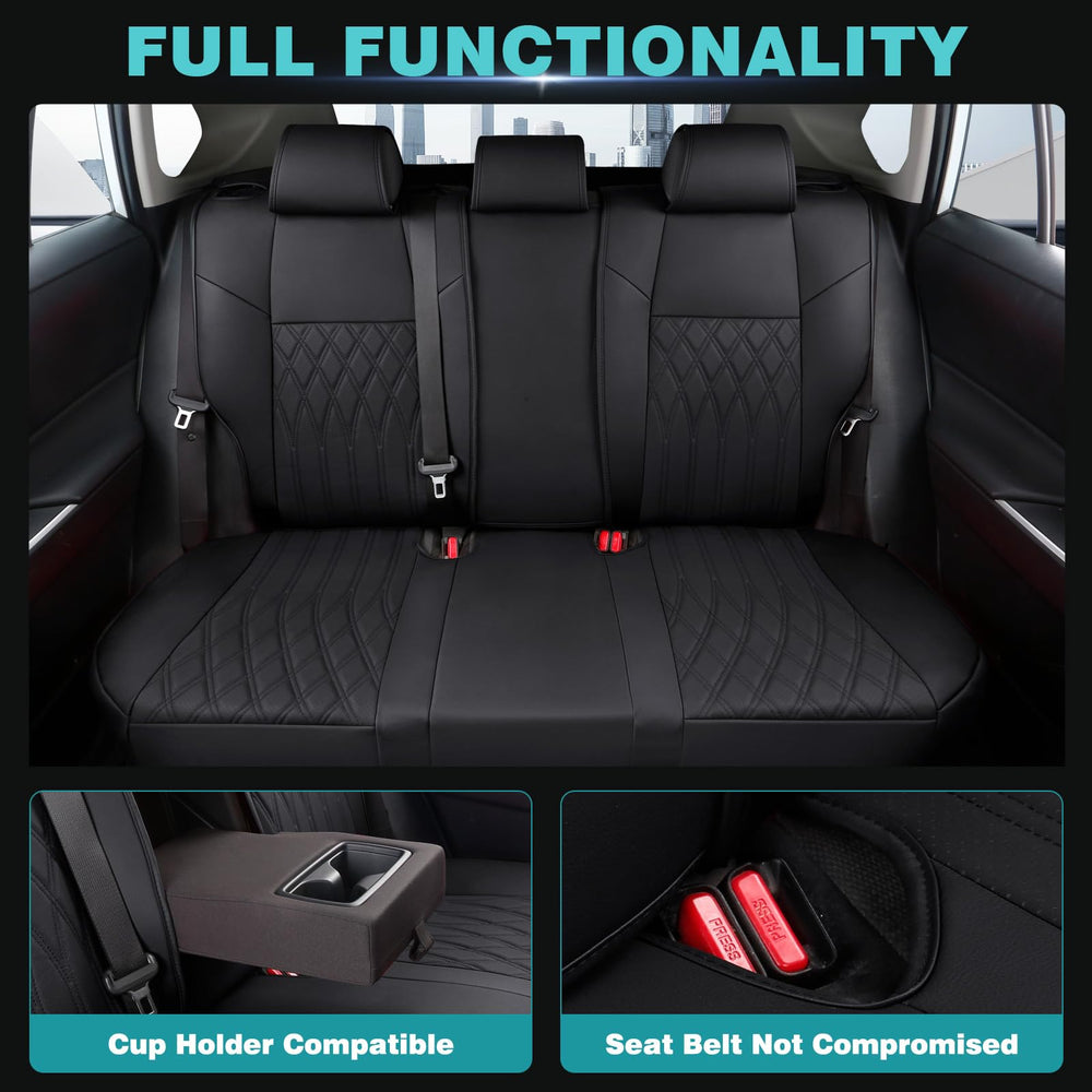 FEINEPRO RAV4 seat cover breathable padding keeps comfort on long drives.