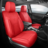 FEINEPRO red car seat covers full set adds spill protection and style.