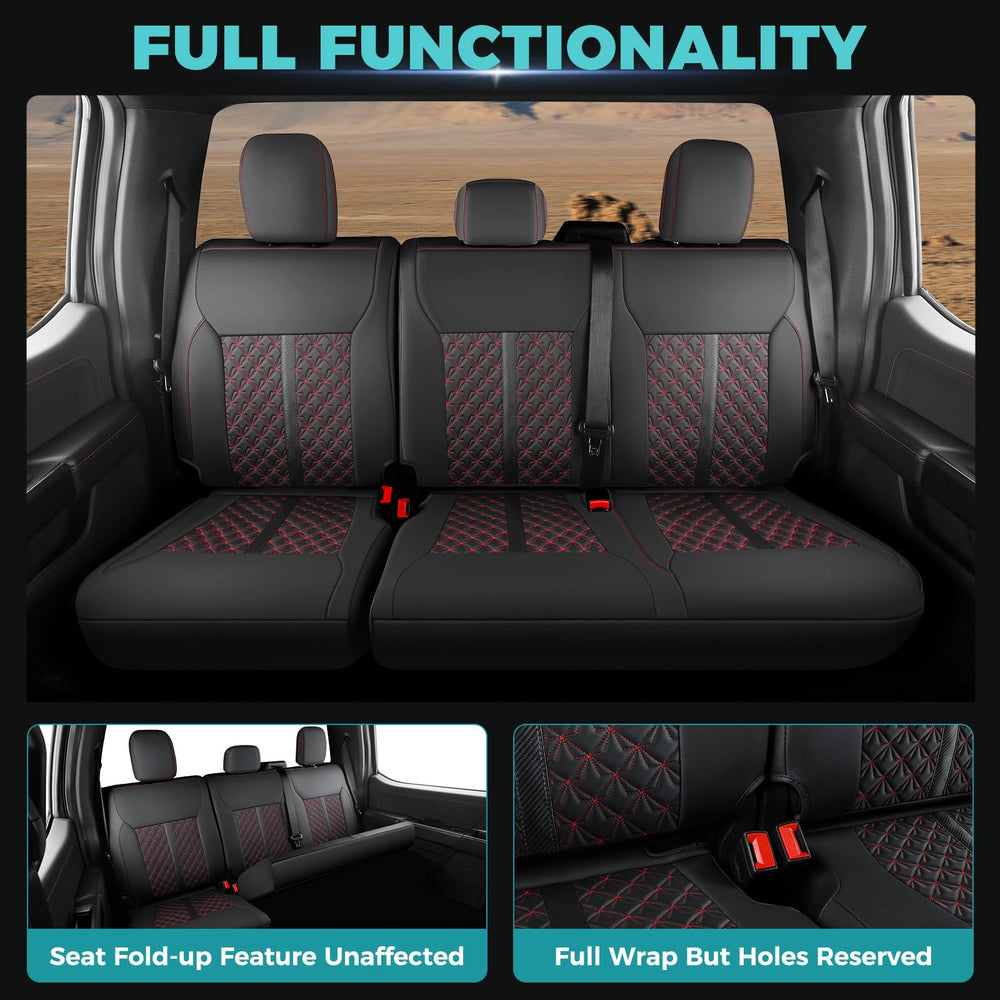 FEINEPRO rear seat 4/6 split design maintains adjustability.