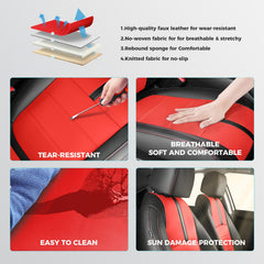 FEINEPRO waterproof finish for Civic seats keeps spills at bay