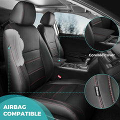 FEINEPRO custom leather seat cover for Honda Civic, premium nappa material adds elegance.