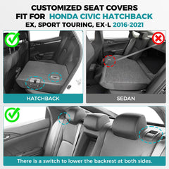 FEINEPRO back seats protect upholstery and resist spills for family trips