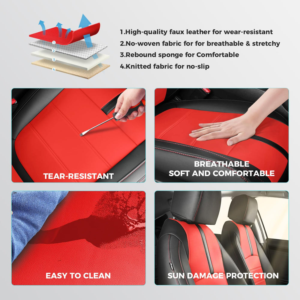 FEINEPRO seat covers anti-spill waterproof material protects upholstery.