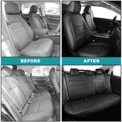 FEINEPRO stain-resistant upholstery keeps Civic interior clean during daily use.