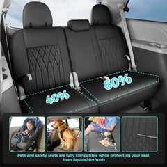 FEINEPRO 8-seat full-set protects all three rows with a cohesive look.