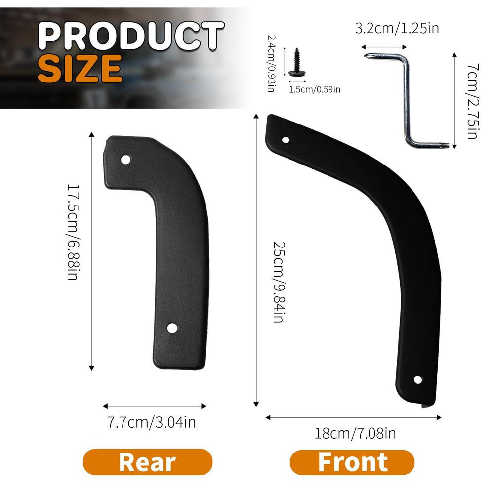 FEIQRAFT mud flap delete rear right for Silverado—easy removal and clean styling.