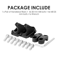 Feiteplus compatible with ATV, dirt bike, and motorcycle handlebars