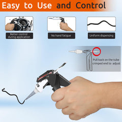 Feiyagoo ergonomic grip enables rapid, comfortable extrusion