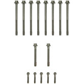 Fel-Pro ES 72173 engine cylinder head bolt set packaging highlights durable, OE-grade sealing materials.