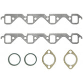 Fel-Pro MS 90000 exhaust manifold gasket set for Ford F-150 installation, ensures precise seal.