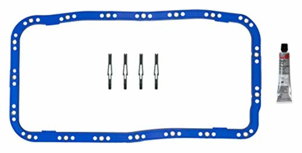 FEL-PRO OS 30630 T oil pan gasket set Honda CR-V closeup highlights durable molded rubber carrier