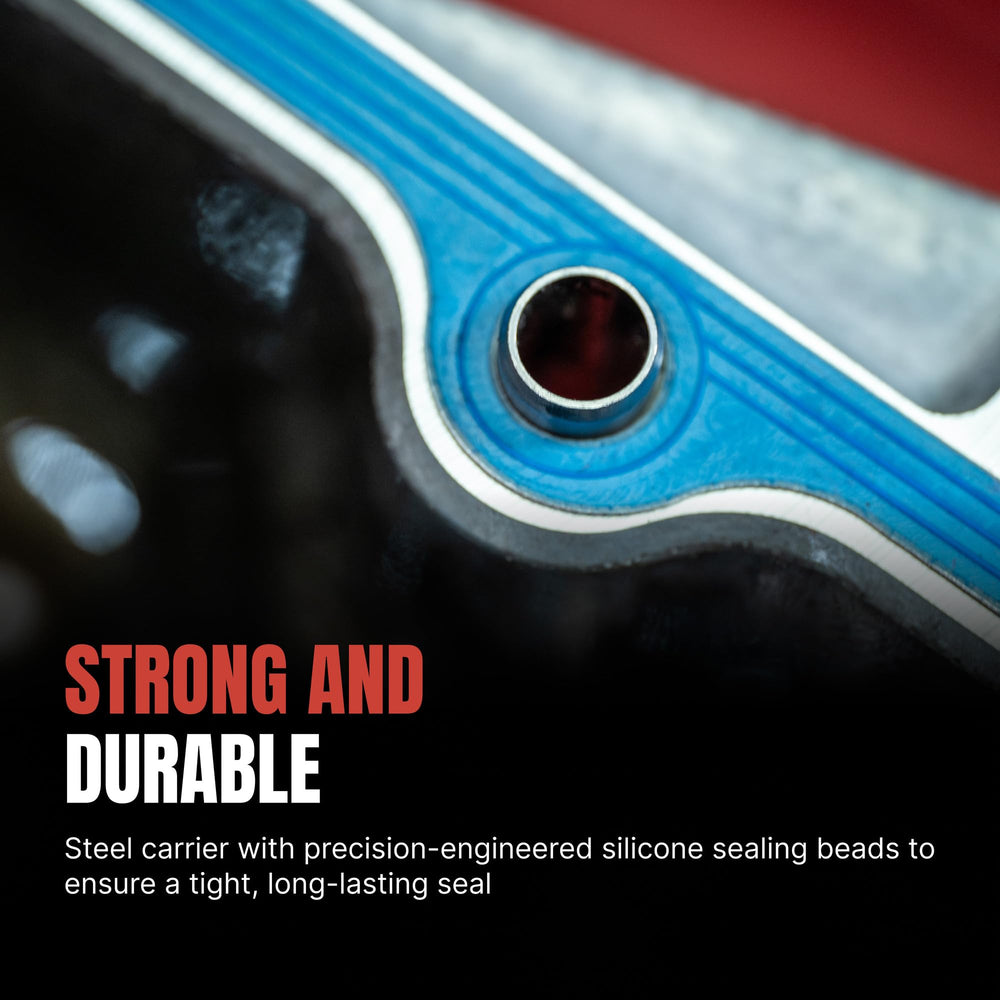 Fel-Pro OS 30954 T steel carrier close-up highlighting durability.