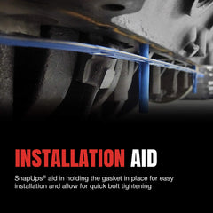 Fel-Pro one-piece construction simplifies installation and reduces misalignment.