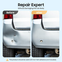 Felievy textured bottom design helps improve repair results.