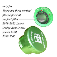 Felisbieti Ram cap magnetically attaches during fueling for secure handling.