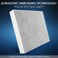 Pre-oiled technology reduces material loss during installation.