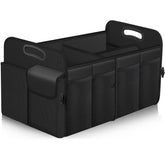 Femuar car trunk organizer with 72L capacity for groceries and gear.