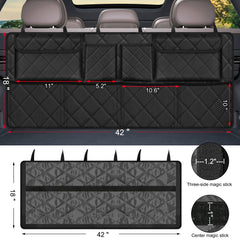 Femuar collapsible storage bag in action for road trips.
