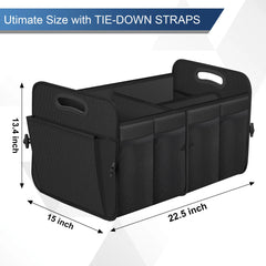 Femuar non-slip bottom keeps the trunk organizer in place while driving.