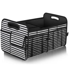 Femuar trunk organizer 72L capacity keeps trunk organized and clutter-free.