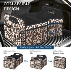 Femuar trunk organizer with non-slip bottom stays in place during drives