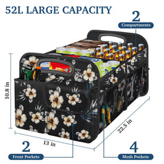 Waterproof 600D Oxford cloth on Femuar trunk organizer resists spills.