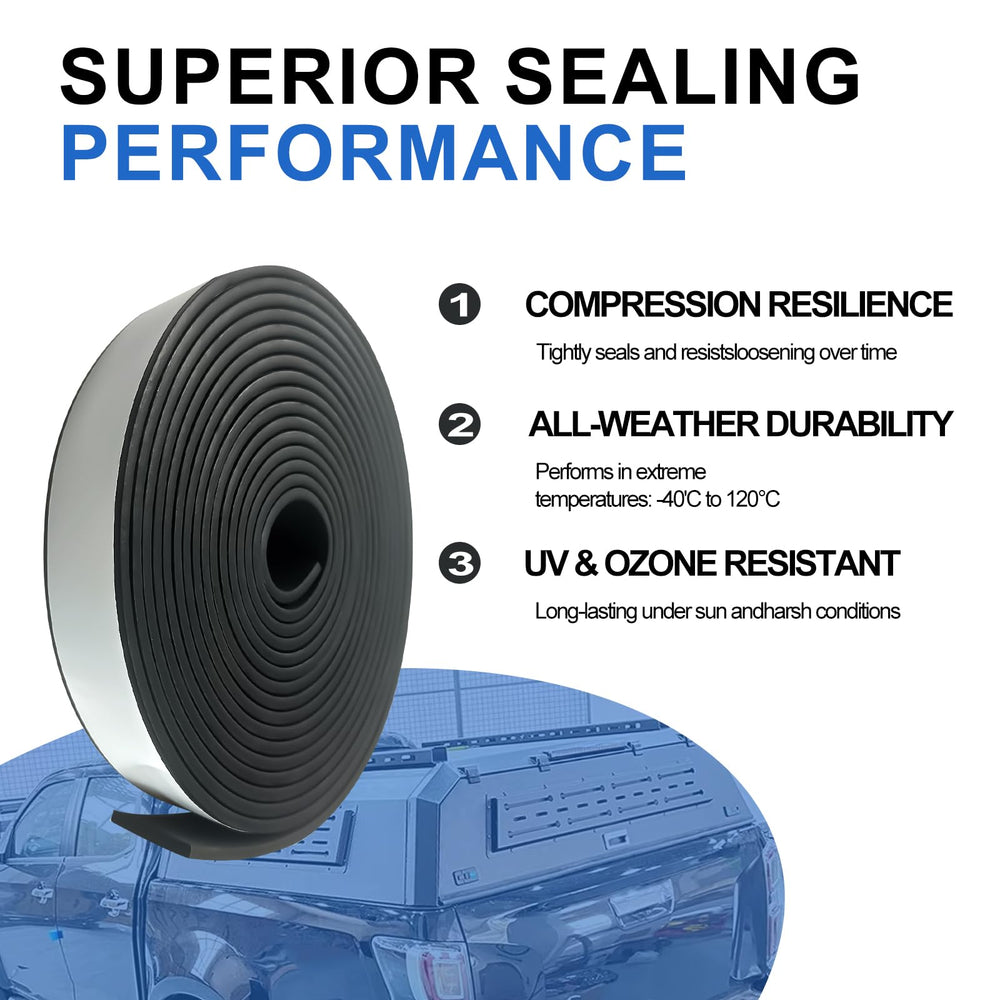 FengleAuto EPDM weather rubber seal showcases durable outdoor sealing for truck tops.