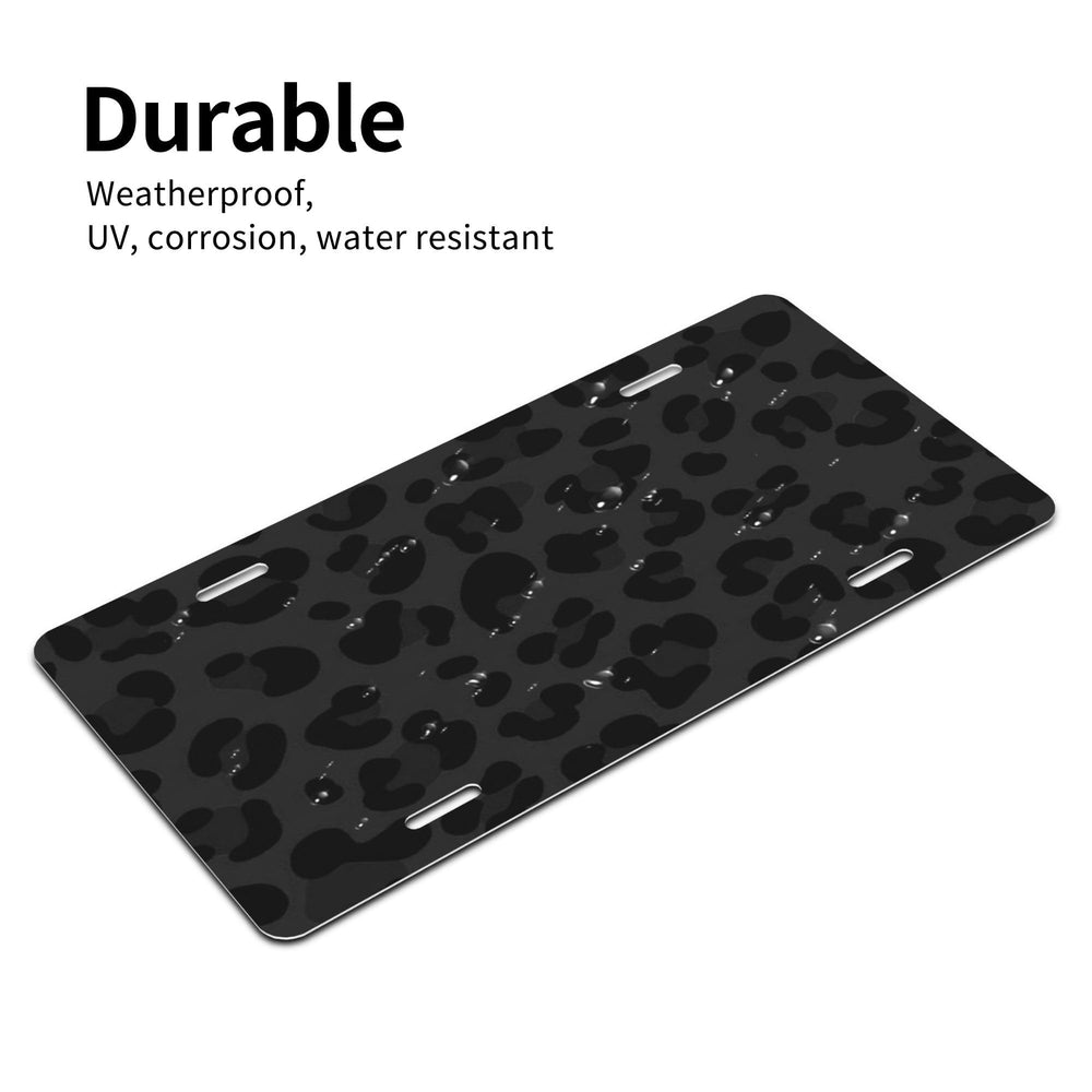 FengQuGou license plate with pre-drilled holes for quick installation.