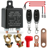 FENGWANGLI remote battery disconnect switch 12V shown installed for easy protection.