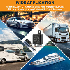 FENGWANGLI remote control use while parked offers convenient power management.