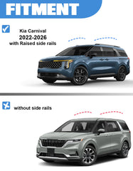 FengYu heavy-duty aluminum roof rails for Kia Carnival