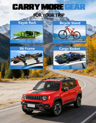 Includes cross bars, Allen wrench, and user manual for quick setup.