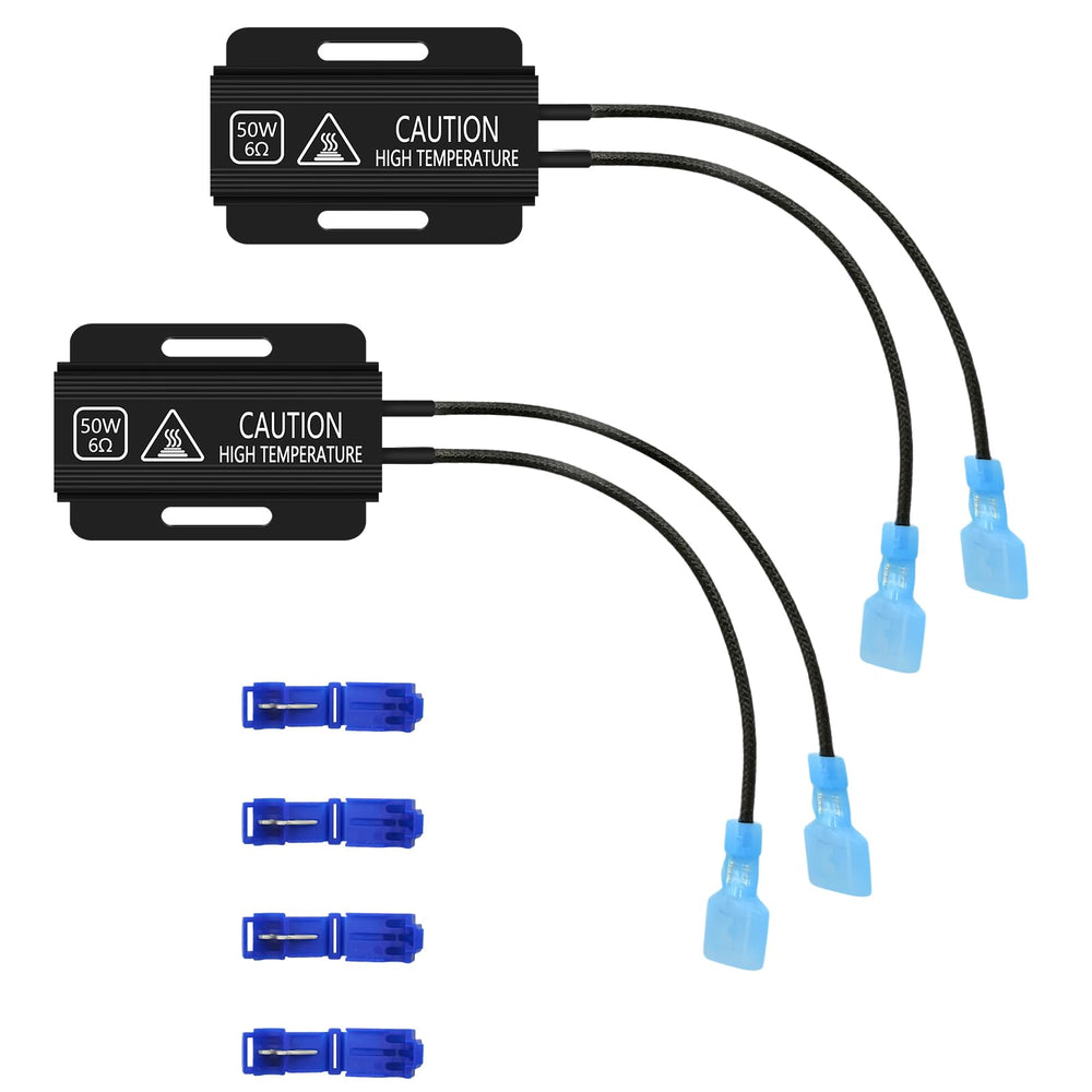 Fenikso LED resistor 50W 6Ω front view stabilizes auto turn signals