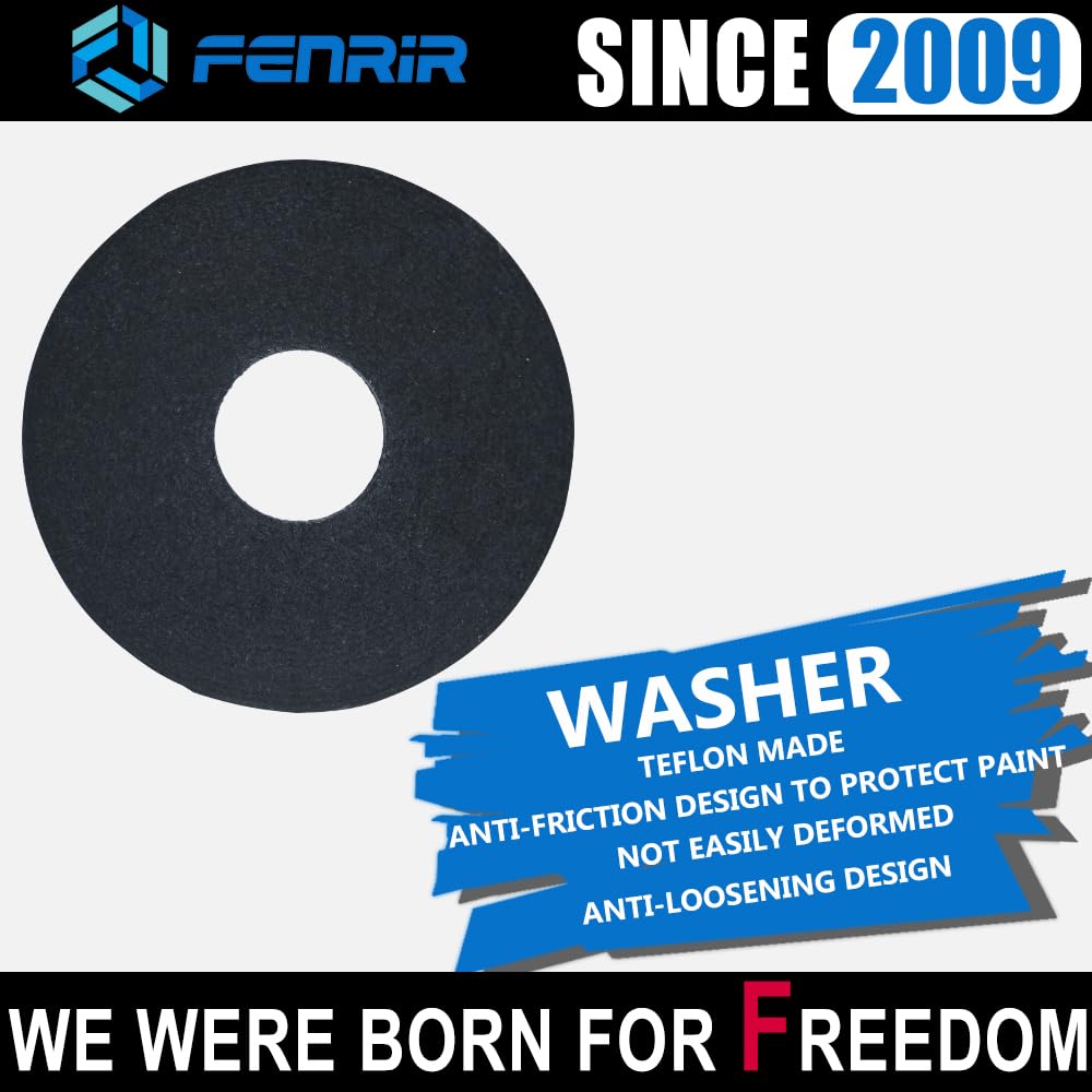 Fenrir black finish resists wear and maintains a clean look.