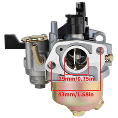 Ferilter carburetor side view for Predator 212cc engine reliable fit