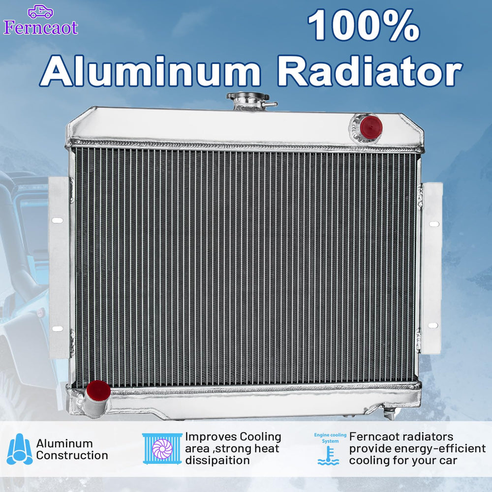 Ferncaot CC583 aluminum core detail highlights dense fins for heat dissipation