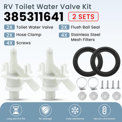 Fetechmate 385311658 flush ball seal reduces leaks and odors