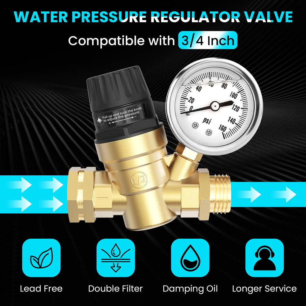 Fetechmate lead-free brass regulator highlights durable, corrosion-resistant construction