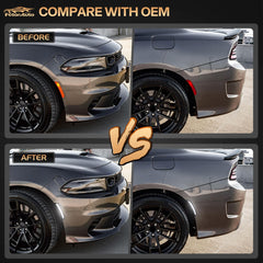 FetonAuto rear bumper light installation for Charger is an easy upgrade.