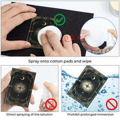 FETUSI Card Care Clean Kit magnifying glass for detail inspection.