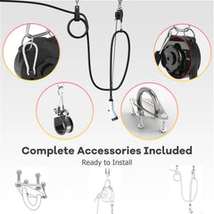 FETUSI durable 304 stainless hardware stands up to weather and daily use.