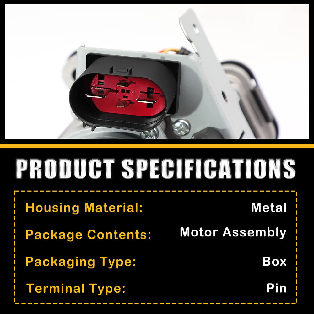 Fexhull transfer case motor VW Touareg assembly side highlights compatibility.