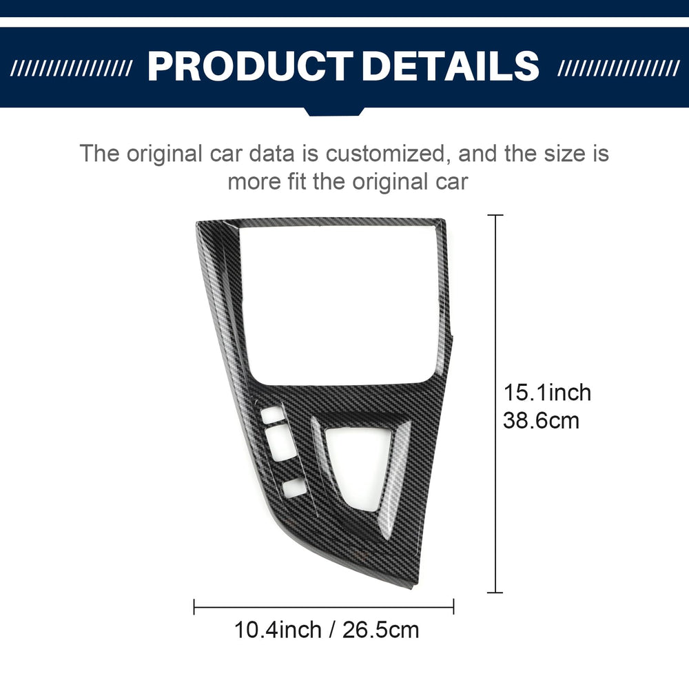 FEXIDA F30/F31 interior upgrade carbon fiber shift panel cover for BMW