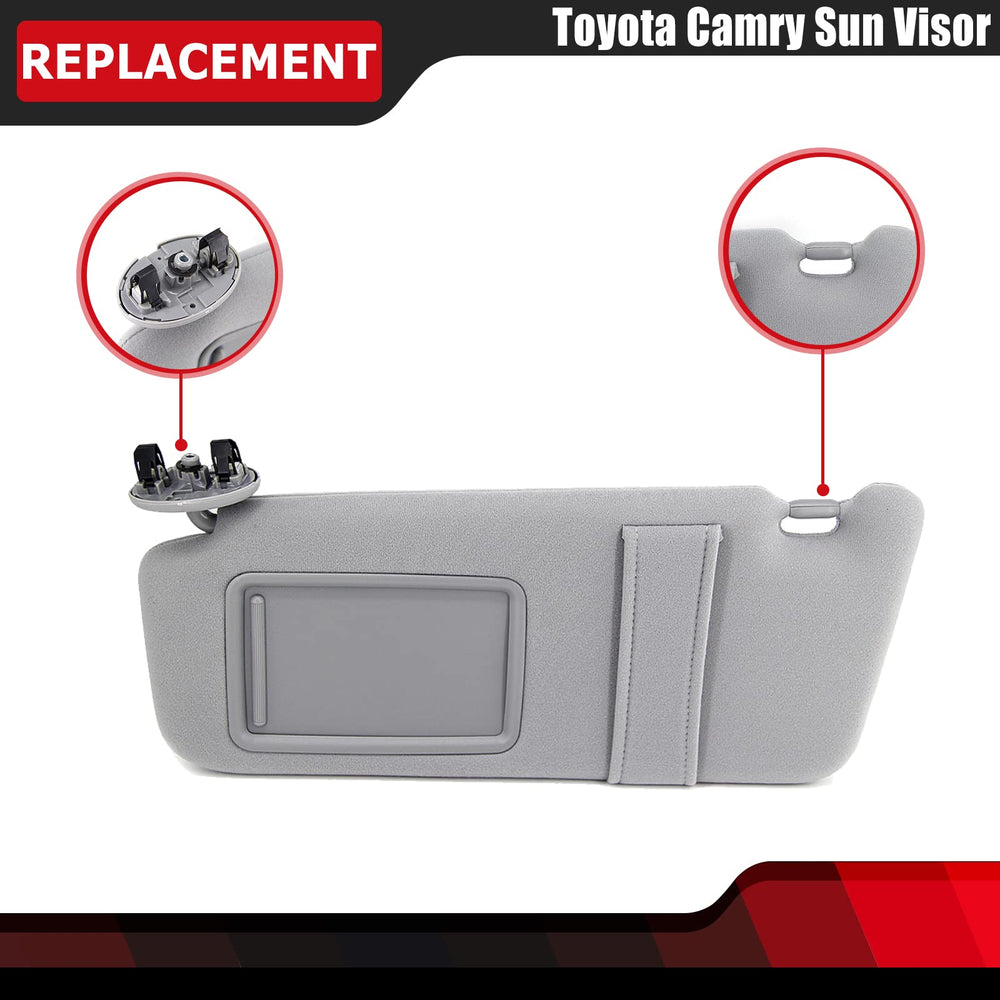 FEXON Camry sun visor right (2007-2011) reduces sun distraction