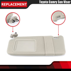FEXON sun visor installation beige demonstrates simple direct-fit replacement.