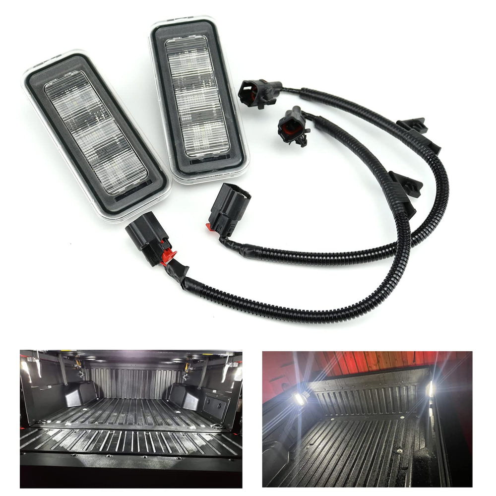 FEXON Tacoma bed light installation closeup shows quick-fit design.