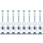 FEXON truck bed mounting kit with eight bolts and nuts, durable hardware.