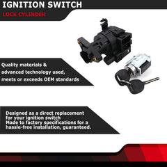 FEXON two keys included for convenient spare and quick ignition.