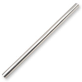 FGJQEFG 2-inch straight mandrel exhaust tube front view, ideal for custom installations.